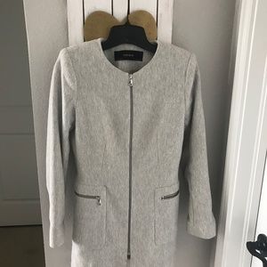 Zara Gray Coat - Size Small